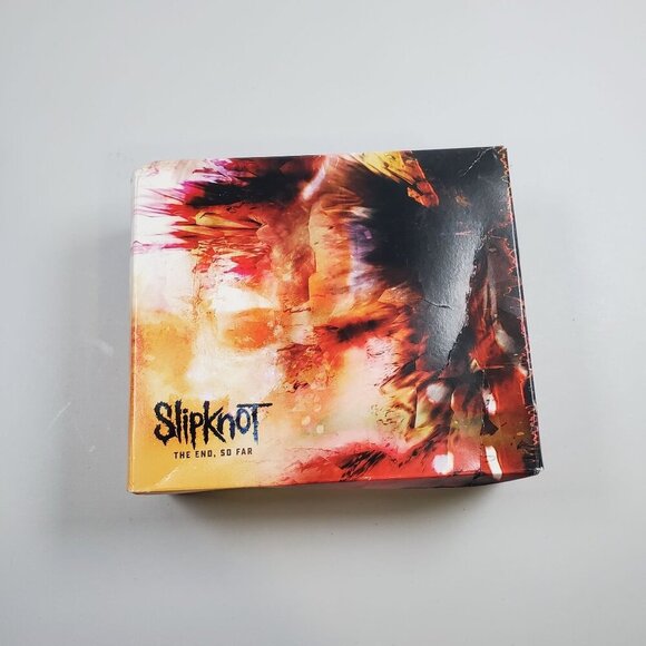 Slipknot Other - Slipknot The End So Far CD and Short Sleeve Graphic Shirt Men Size Large NWT